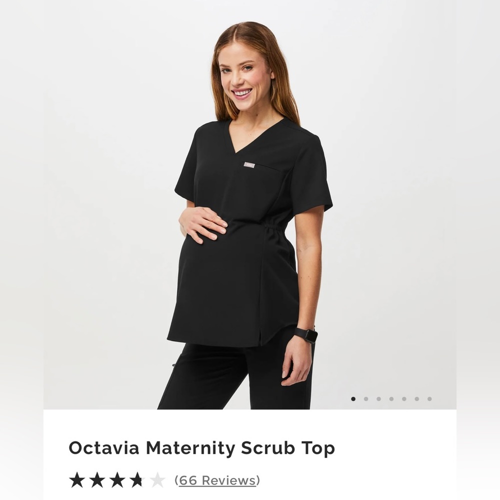 Figs Maternity Scrub Top
